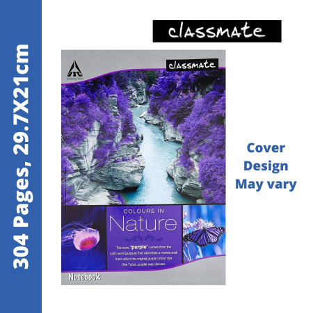Classmate A4 Register - Single Line, 304 Pages, 29.7x21cm (02001132)