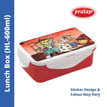 Pratap Hyper Lock 600ml Lunch Box - HL600ml