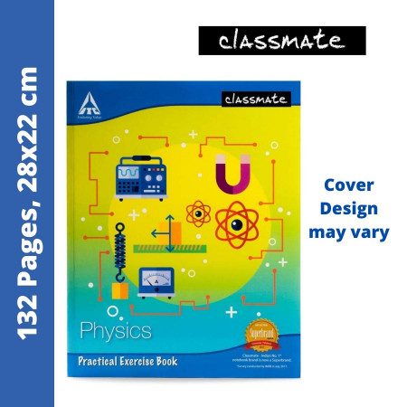 Classmate Physics Practical Notebook - 132 Pages, 28x22cm (02000281)