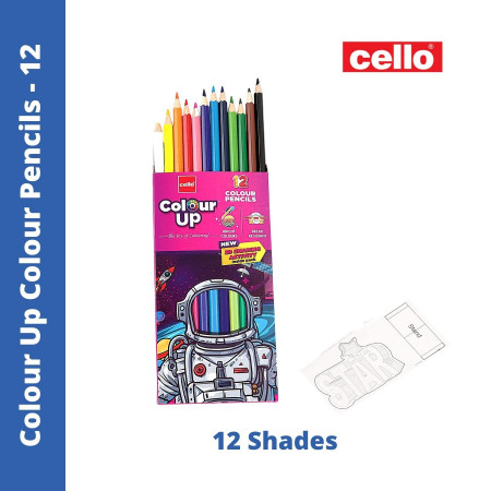 Cello Colour Up Colour Pencils - 12