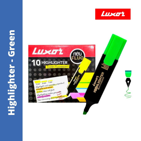 Luxor 1851 Highlighter - Green