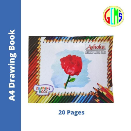 Ashoka A4 Drawing Book - 20 Pages