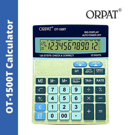 Orpat OT-1500T Check & Correct Calculator