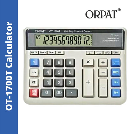 Orpat OT-1700T Check & Correct Calculator