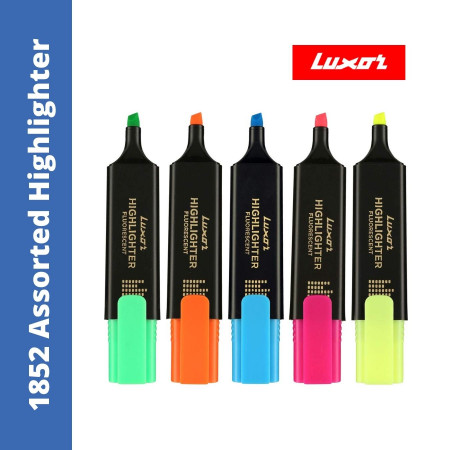 Luxor 1852 Highlighter - Assorted