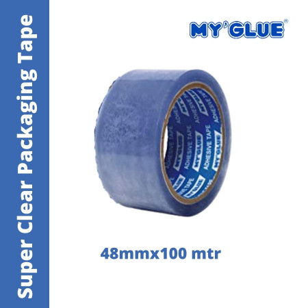 MyGlue Super Clear Packaging Tape - 48mmx100 mtr