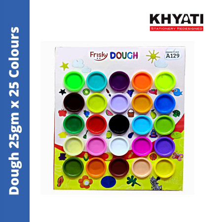 Khyati Frisky Dough - 25gmx25 Colours A129