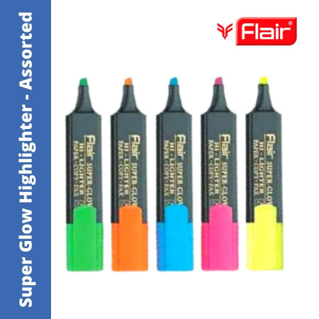 Flair Super Glow Highlighter - Assorted