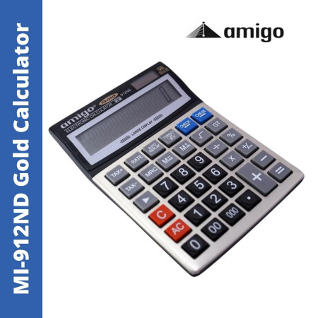 Amigo MI-912 ND Gold Check & Correct Calculator