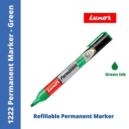 Luxor 1222 Permanent Marker - Green