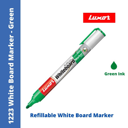 Luxor 1223 White Board Marker - Green