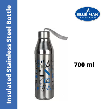 Blue-O Insulated Stainless Steel Water Bottle - 700ml (MAP-349)