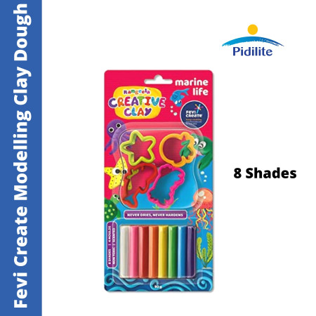 Pidilite Fevi Create Rangeela Modelling Clay - 8 Shades