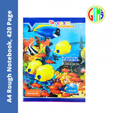 Sargam A4 Rough Notebook - 420 Pages