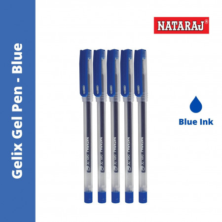 Nataraj Gelix Gel Pen - Blue