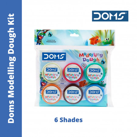Doms Modelling Dough Kit - 6 Shades