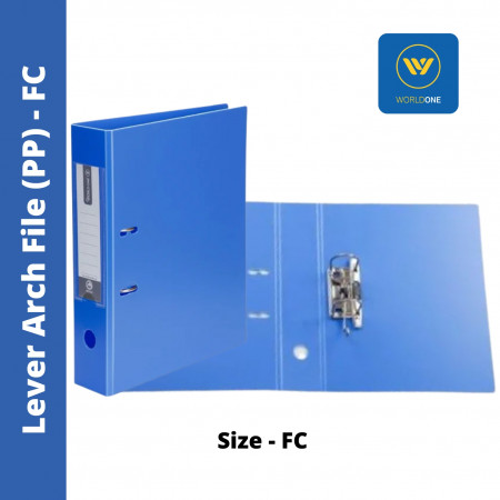 WorldOne Lever Arch File (PP) - FC (LA422F)