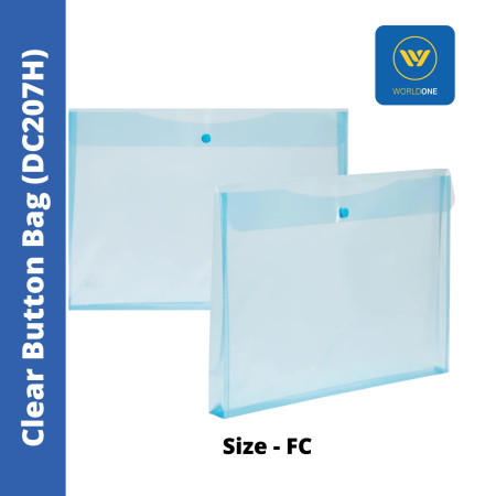 WorldOne Clear Button Bag - FC (DC207H)