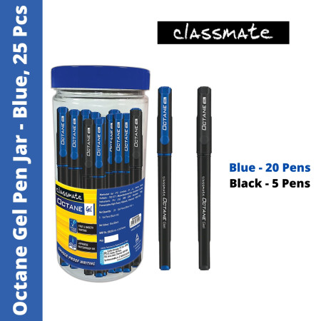 Classmate Octane Gel Pen Jar - 25 Pcs (4030250)