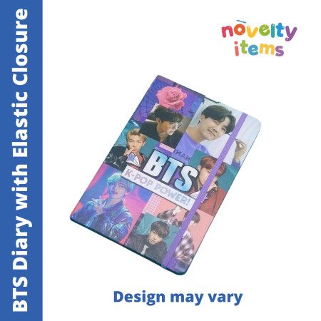 BTS A5 Diary with Elastic Closure (21470-1)