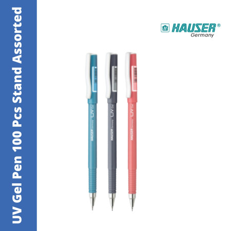 Hauser UV Gel Pen 100 Pcs Stand - Assorted