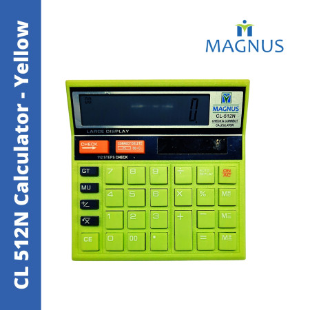 Magnus CL 512N Calculator - Yellow