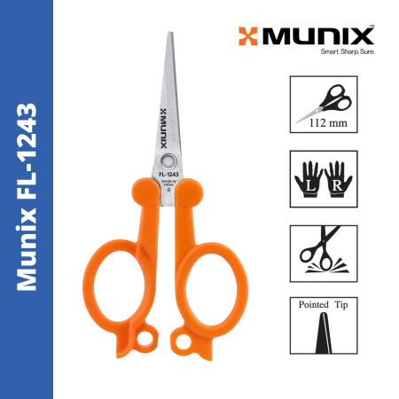 Munix Scissors FL-1243, 112 MM - New