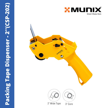 Munix Packing Tape Dispenser 50mm - 2'' (CSP-202)