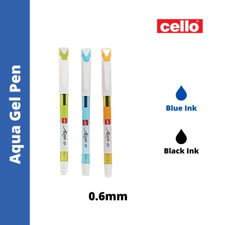 Cello Aqua Gel Pen - 0.6mm