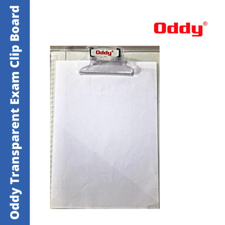 Oddy Transparent Exam Clip Board (MCB-02-CT)
