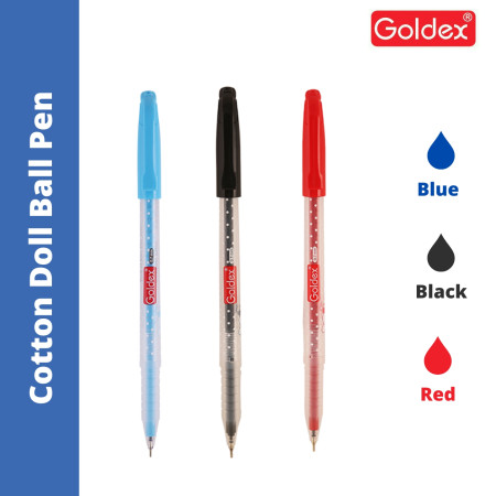 Goldex Cotton Doll Ball Pen