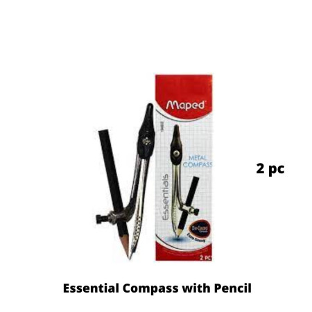 Maped Essential Compass with Pencil - Pack of 2 (194800)