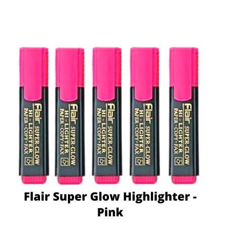 Flair Super Glow Highlighter - Pink