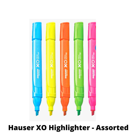 Hauser XO Highlighter - 5 Fluorescent Colour