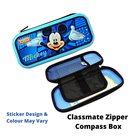 Joyful Classmate Zipper Compass Box