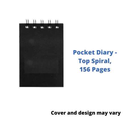 Today's Top Spiral Pocket Diary - 156 Pages (502)
