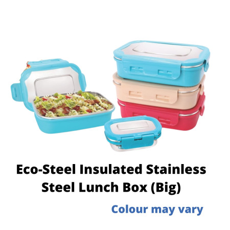 Eco-Steel Insulated Stainless Steel Lunch Box (Big)