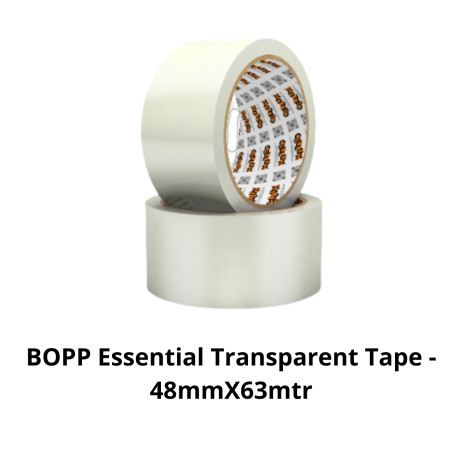 Cellux BOPP Essential Transparent Tape - 48mmX63mtr