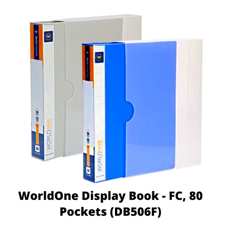 WorldOne Display Book - FC, 80 Pockets (DB506F)