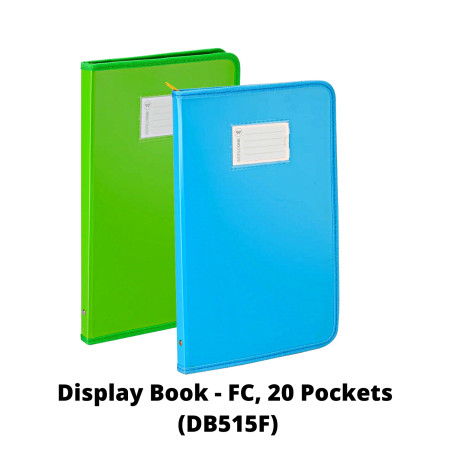 WorldOne Display Book - FC, 20 Pockets (DB515F)