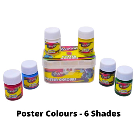 Skoodle Poster Colours - 6 Shades (SK50803)