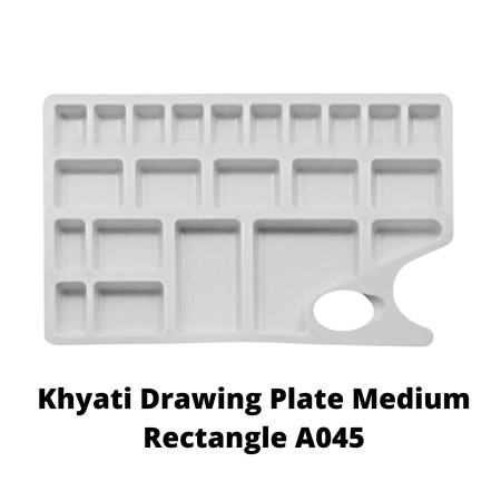 Khyati Drawing Plate Medium Rectangle A045