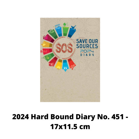 2024 Signature Hard Bound Diary No. 451 (17x11.5 cm)