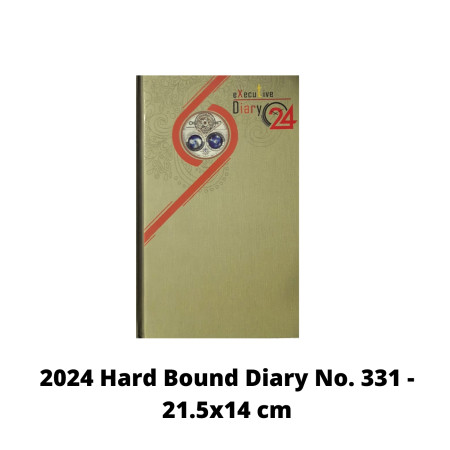 2024 Hard Bound Diary No. 331 (21.5x14 cm)
