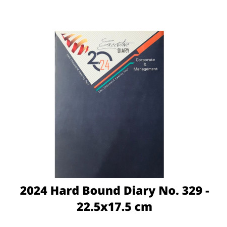 2024 Metro Hard Bound Diary No. 329 (22.5x17.5 cm)
