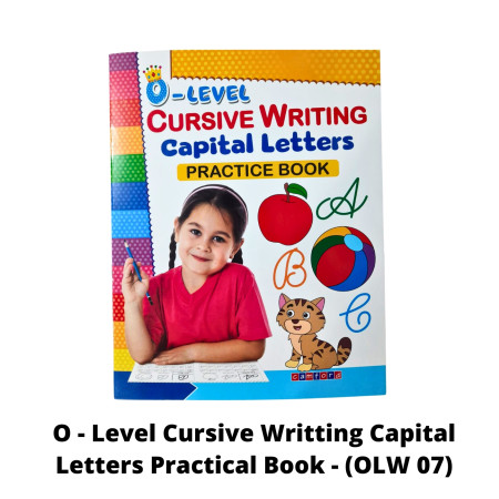 O - Level Cursive Writting Capital Letters Practical Book - (OLW 07)