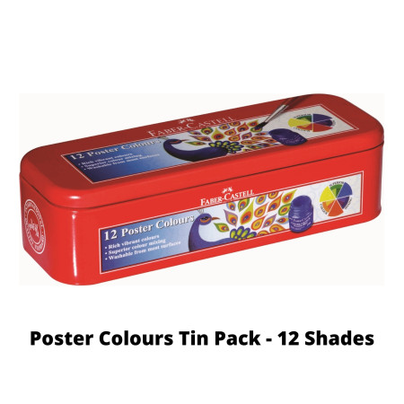 Faber Castell Poster Colours - 12 Shades