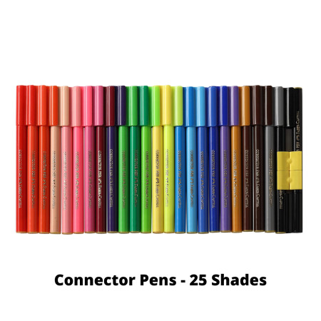 Faber Castell Connector Pens - 25 Shades