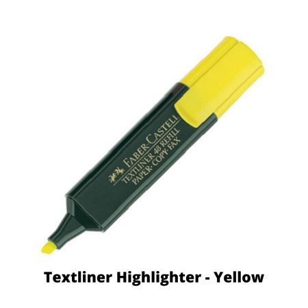 Faber Castell Textliner Highlighter - Yellow