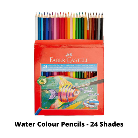 Faber Castell Water Colour Pencils - 24 Shades